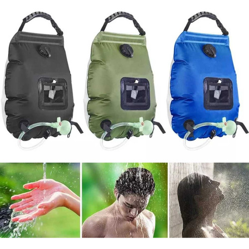 Ducha Bolsa De Baño Portátil Solar Camping 20l Calidad Buena