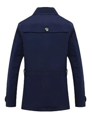 Gabardina De Moda Para Hombre Chamarras Cortavientos De Otoñ
