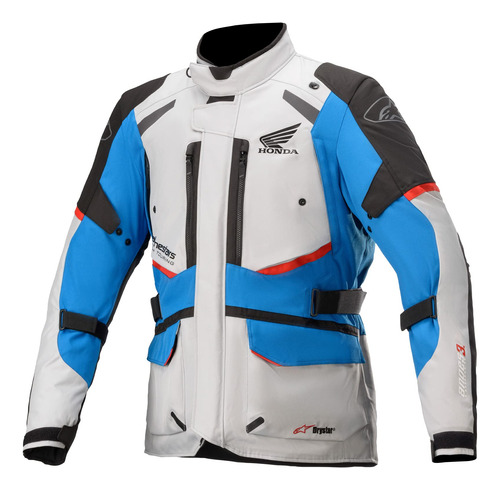 Alpinestars Chaqueta Honda Andes V3, Gris Hielo/azul/rojo B.