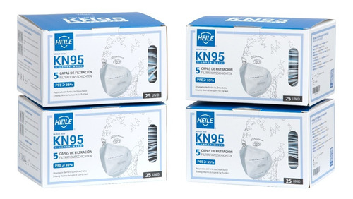 Imagen 6 de 9 de 100 X Mascarillas Kn95 Ffp2 Certificación Timbrada Ce K N95