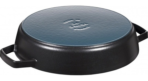 Staub® Sartén De Hierro Fundido Con Doble Asa 26 Cm Negro