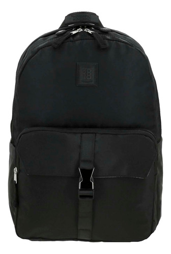 Mochila Grande Chenson Juvenil 1818 Portalaptop Visven Negro