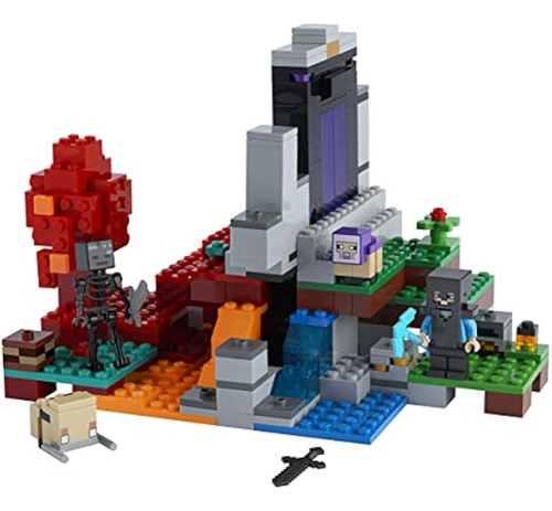 Portal Devastado De Lego Minecraft 21172