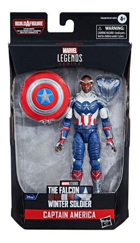 Imagen 1 de 6 de Figura Capitan America Marvel Series Thefalcon Legends F0167