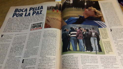 Revista El Grafico Nº 3874 1993 Barra Brava Boca Pelea 