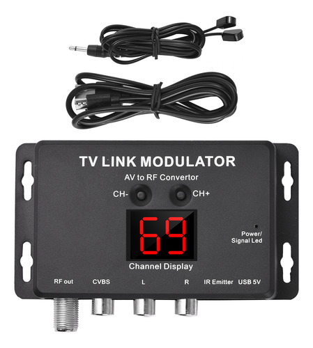 Convertidor Modulador De Modulador De Tv A Rf Av Tm80 Link
