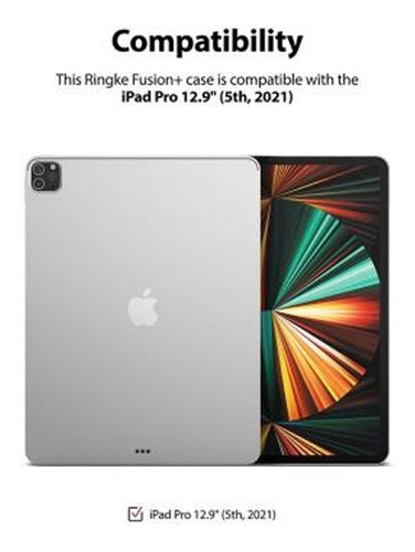 Funda Para iPad Pro 12.9 Generacion 6th 5th Ringke Fusion