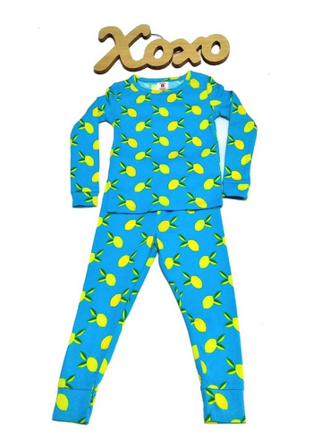 Pijama Para Niños Unisex Talla 3 Años 2 Piezas