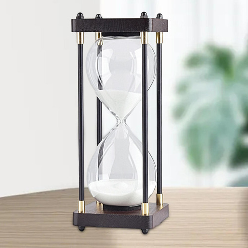 Temporizador De Arena De 30 Minutos, Reloj De Arena Blanco