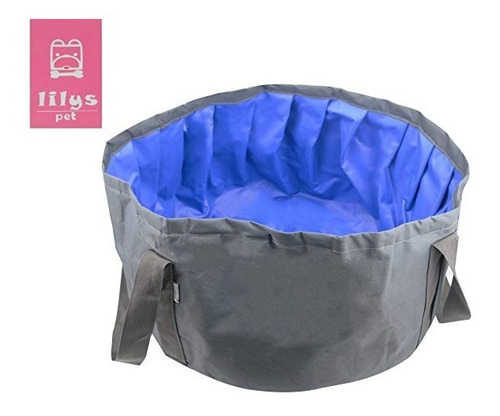 Lilys Pet Bañera Portátil Plegable Piscina Para Perros Peque