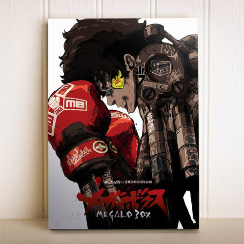 Placa Decorativa Anime Megalo Box
