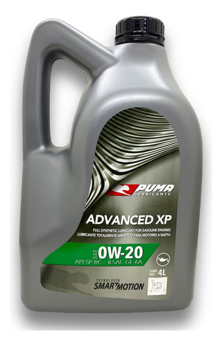 Aceite Puma Advanced 0w-20 4l