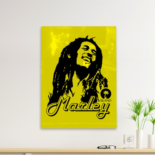 Cuadro Deco Bob Marley Island (d0291 Boleto.store)