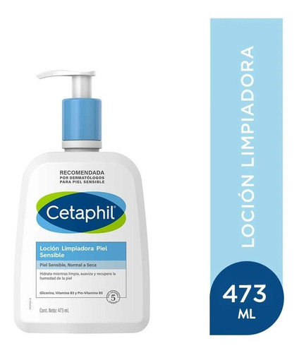 Loción Limpiadora Facial | Piel Sensible | Cetaphil | 473 Ml