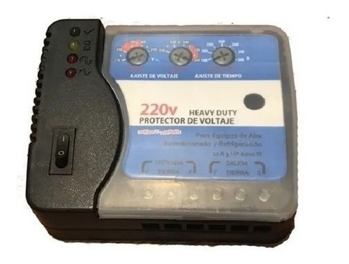 Protector De Voltaje 220v Aire Acondicionado Exterior Ledon