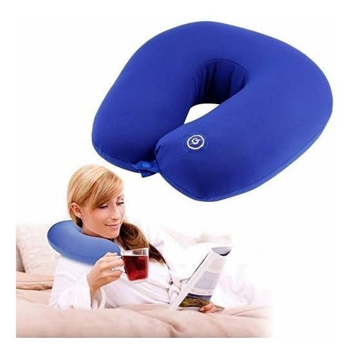 Cojin Para El Cuello. Almohada Viajera. Masajeador