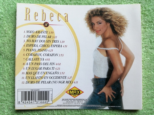 Eam Cd Rebeca Duro De Pelar 1996 Album Debut + Remix Nu Ngr