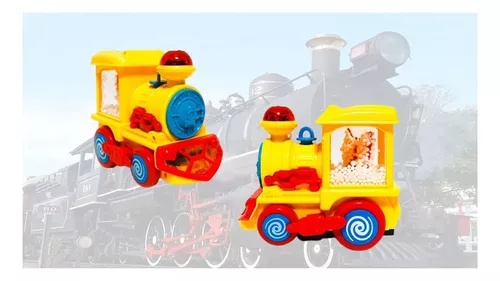 Trem Locomotiva Infantil Solta Fumaça E Luzes E Sons Fun Train no Shoptime