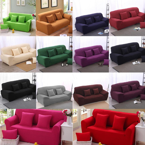= Spandex Estiramiento Sofá De 2 Plazas Sofá Asiento Cover