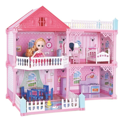 Casa De Muñecas Regalos Para Niños Princesas Color Pink