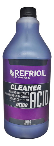 Agente De Limpieza Cleaner Acid X 1 Litro Refrioil