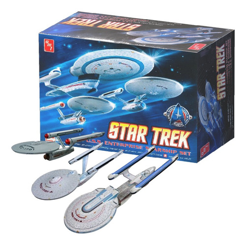 Star Trek - Uss Enterprise Starship Set - 1/2500 - Amt 0660