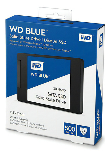 Ssd 500gb Disco Duro Solido Western Digital Laptop Pc 2.5 Color Negro