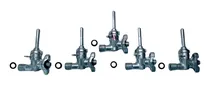 Comprar Kit C\u002F 5 Registros Ramal Fogão Cooktop Fischer Bocas 5q 1642