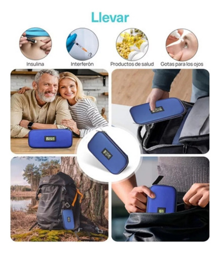 Bolsa De Insulina, Estuche, Marcador De Temperatura