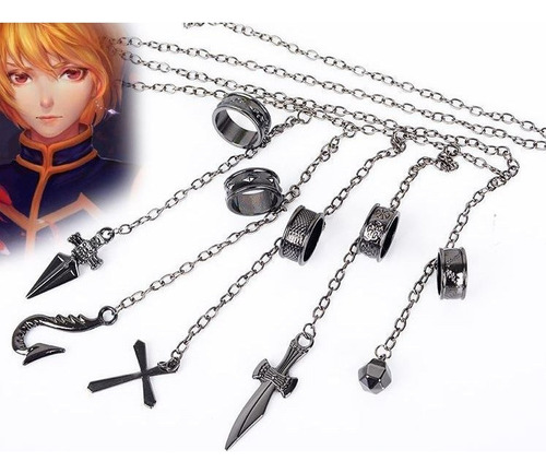 Anime De X Hunter Kurapika Cadena De 5 Anillos Encantadores