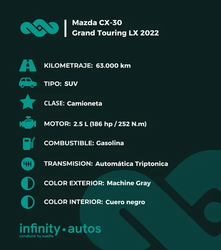 Mazda CX-30 2.5 Grand Touring Lx 4x2