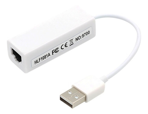 Adaptador Tarjeta Red Usb 2.0 A Lan Rj45 10/100 Mbps