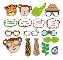 Comprar Kit Imprimible Photo Booth Selva Jungla Safari