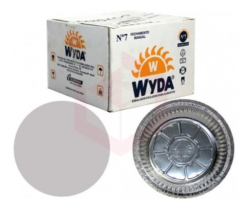 Marmitex Prato Aluminio 480ml Nº 7 Manual Wyda 100 Und