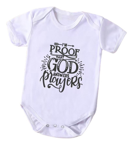 Pañalero Bebé Dios Responde Oraciones Ropa Bebé Jesús Dios