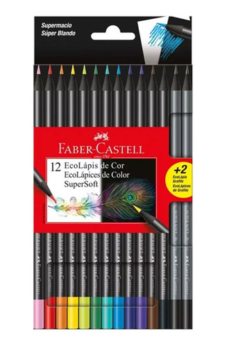 Lápices De Colores Supersoft Faber Castell 12 Colores