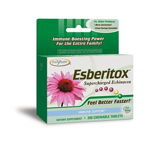La Terapia Enzimática Esberitox Masticables, Comprimidos De 