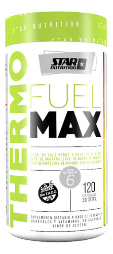 Quemador De Grasa Thermo Fuel 120 Caps. Star Nutrition