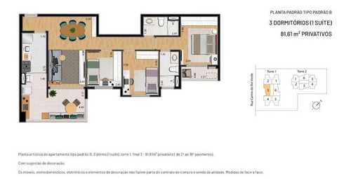 Imagem 10 de 11 de Apartamento À Venda No Bairro Chácara Santo Antônio (zona Sul) - São Paulo/sp - O-3548-10172