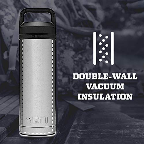 Yeti Rambler Botella De 18 Oz, Aislada Al Vacío, Acero Inoxi
