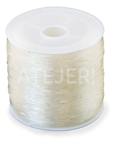 Imagen 2 de 6 de Tanza Elástica Elastizada Nylon Transparente X 100 Metros