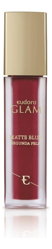 Batom Glam Matte Blur Segunda Pele Bordô Profundo 5,5ml Acabamento Mate