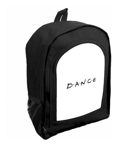 Mochila Negra Infantil Nena Nene Danza Ballet Rr24