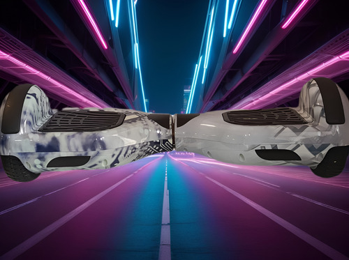 Patineta Electrica 6.5| Hoverboard | Scooter | Led | Parlant Agua Galaxia