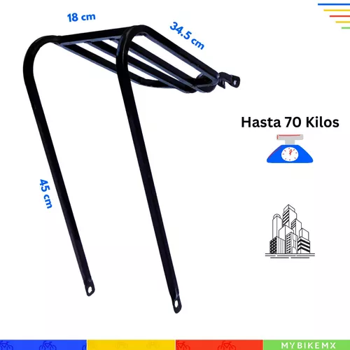 Parrilla Trasera Para Bicicleta Portabultos De Aluminio