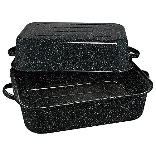 Capacidad De 25 Lb Asador Rectangular Cubierto De 19.5 ...