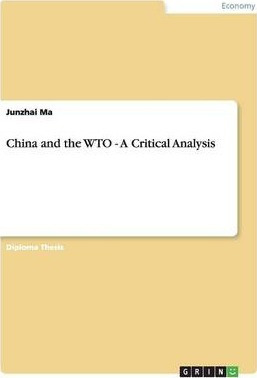 Libro China And The Wto - A Critical Analysis - Junzhai Ma