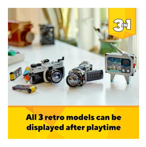 Lego 31147 Creator 3en1 Cámara Retro Juguete Convertible En