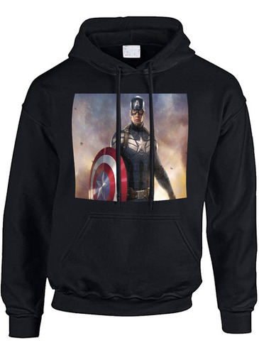 Buzo Hoodie America Superheroe Estrella R29