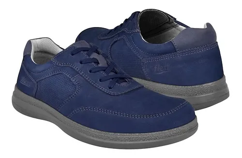 Zapatos Casuales Para Caballero Flexi 50604 Azul Env o gratis